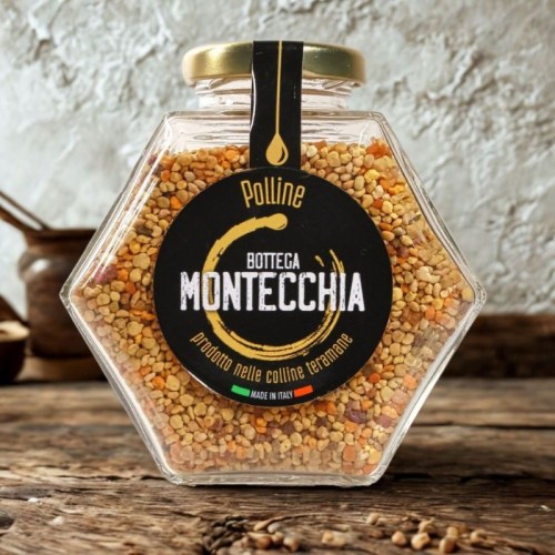 polline millefiori 150ml biologico senza trattamenti Bottega Montecchia a Teramo in Abruzzo